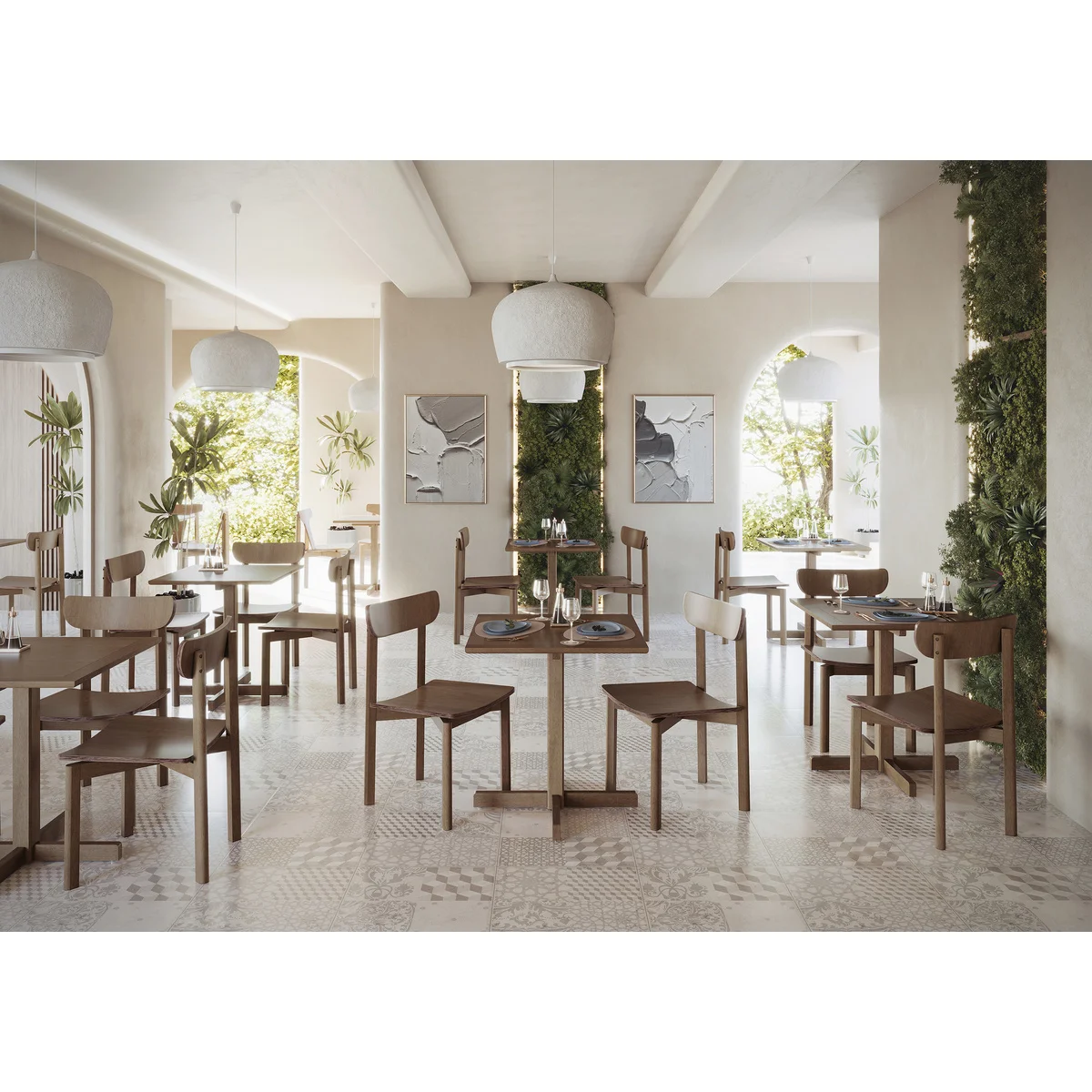 Mesa Tramontina Kobe da Linha Mediterrâneo de 60 cm em Mdf