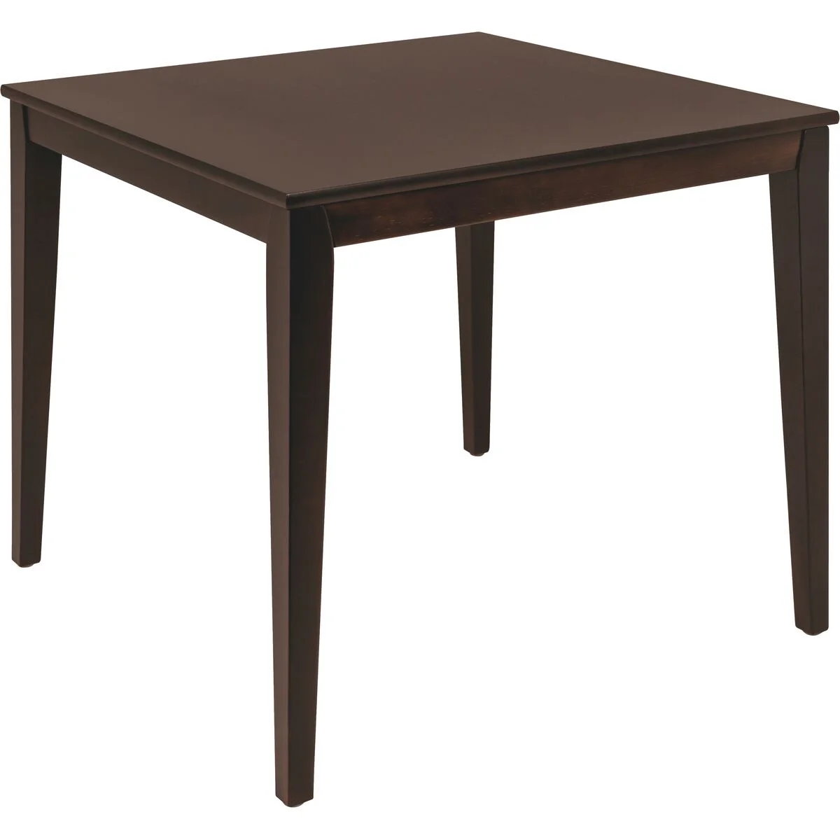 Mesa Tramontina London Quadrada em Madeira Tauari Castanho Escuro 4 Lugares 80 cm