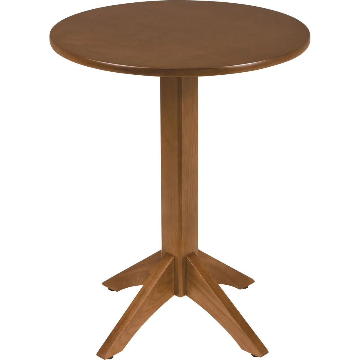 Mesa Tramontina Piazza London Redonda em Madeira Tauari Amêndoa 2 Lugares 60 cm