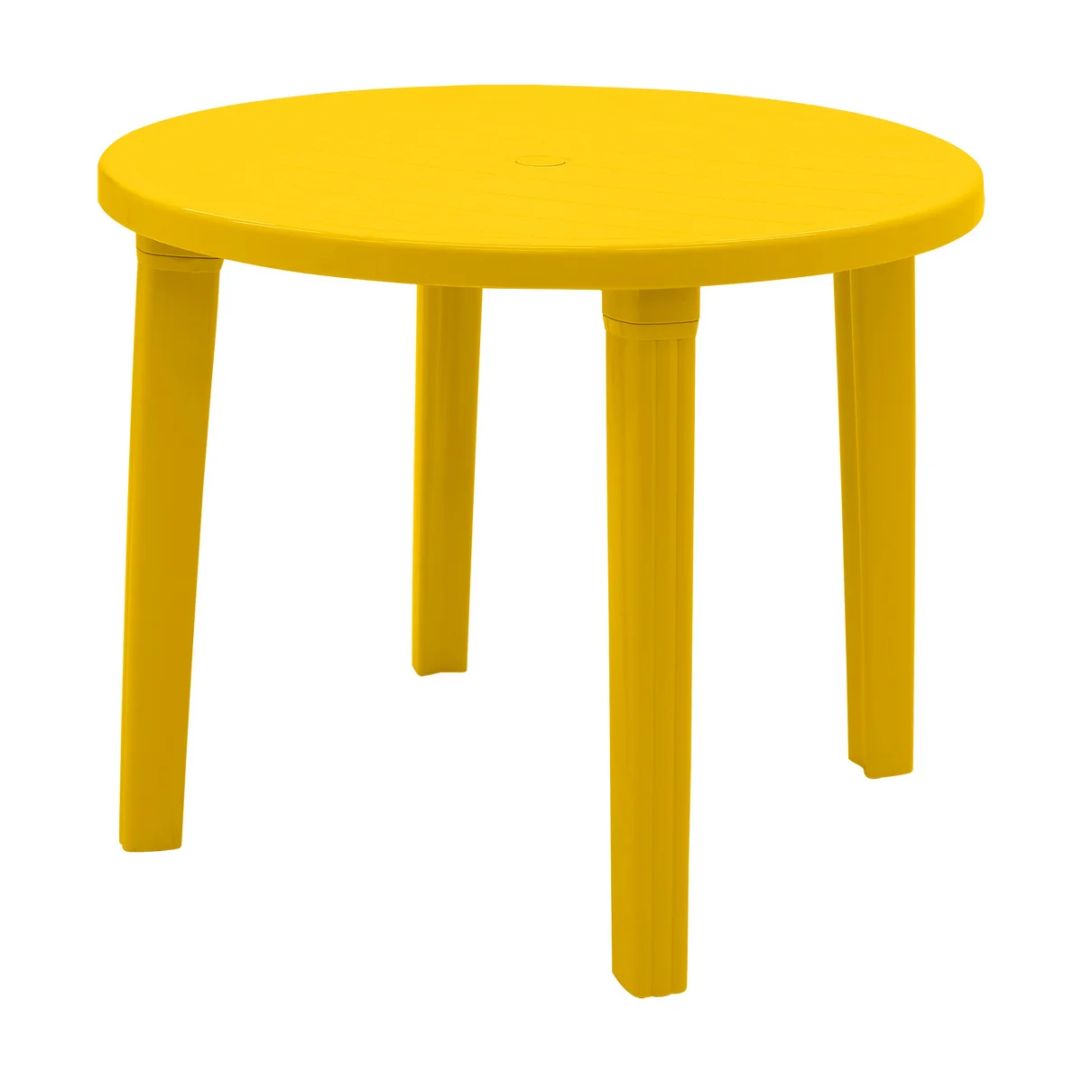 Mesa Tramontina Summa Cassino em Polipropileno Amarelo