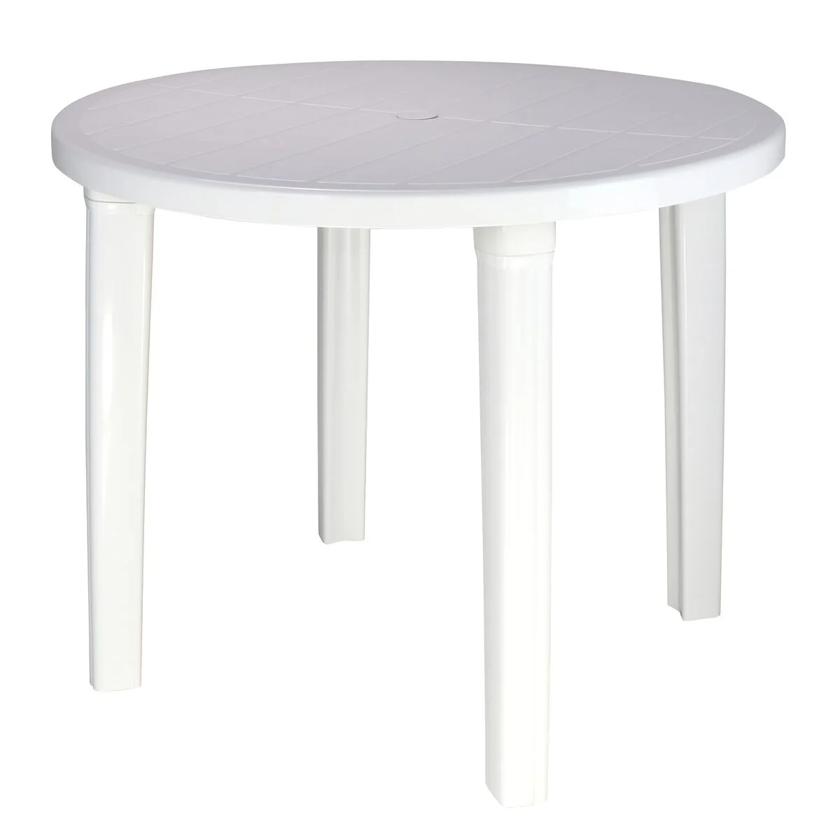 Mesa Tramontina Summa Cassino em Polipropileno Branco