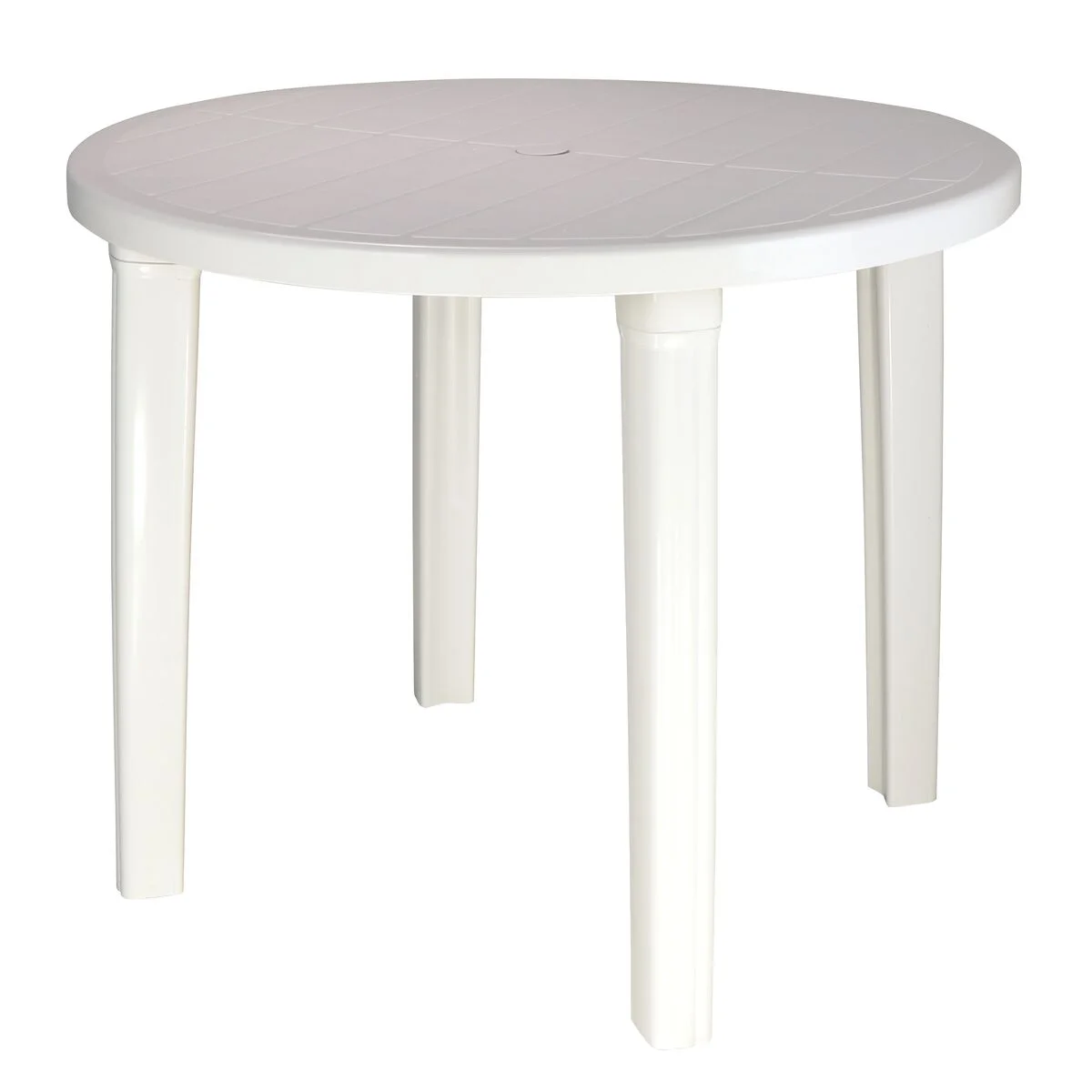 Mesa Tramontina Summa Cassino em Polipropileno Branco