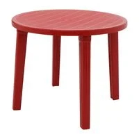 Mesa Tramontina Summa Cassino em Polipropileno Vermelho