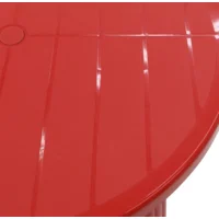 Mesa Tramontina Summa Cassino em Polipropileno Vermelho