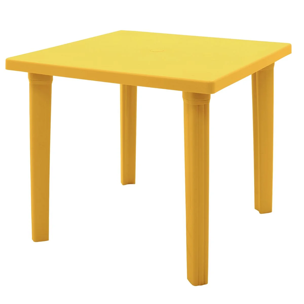 Mesa Tramontina Summa Sancho em Polipropileno Amarelo