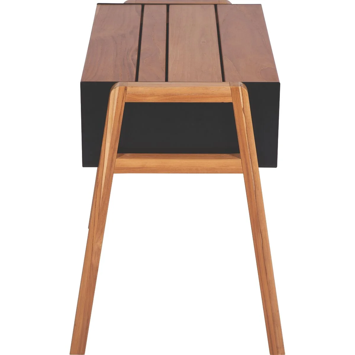 Mesa de Apoio Multiuso Tramontina Verona em Madeira Teca com Acabamento em Verniz Incolor