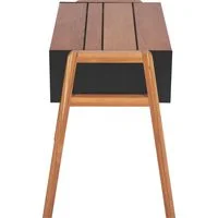 Mesa de Apoio Multiuso Tramontina Verona em Madeira Teca com Acabamento em Verniz Incolor