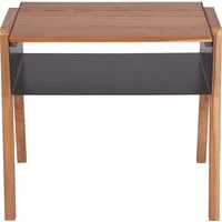 Mesa de Apoio Multiuso Tramontina Verona em Madeira Teca com Acabamento em Verniz Incolor