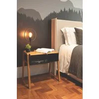 Mesa de Apoio Multiuso Tramontina Verona em Madeira Teca com Acabamento em Verniz Incolor