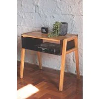Mesa de Apoio Multiuso Tramontina Verona em Madeira Teca com Acabamento em Verniz Incolor