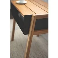 Mesa de Apoio Multiuso Tramontina Verona em Madeira Teca com Acabamento em Verniz Incolor