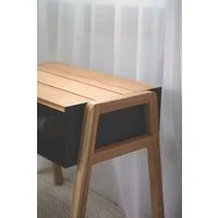 Mesa de Apoio Multiuso Tramontina Verona em Madeira Teca com Acabamento em Verniz Incolor