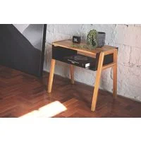 Mesa de Apoio Multiuso Tramontina Verona em Madeira Teca com Acabamento em Verniz Incolor