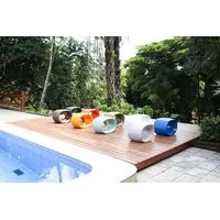 Mesa de Apoio Tramontina Octo em Polietileno Azul Mariner