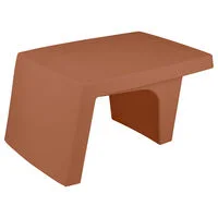 Mesa de Centro Tramontina Berta em Polietileno Laranja Caqui