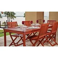 Mesa de Jantar de Madeira Tramontina Retangular em Jatobá com Acabamento Eco Blindage 6 Lugares