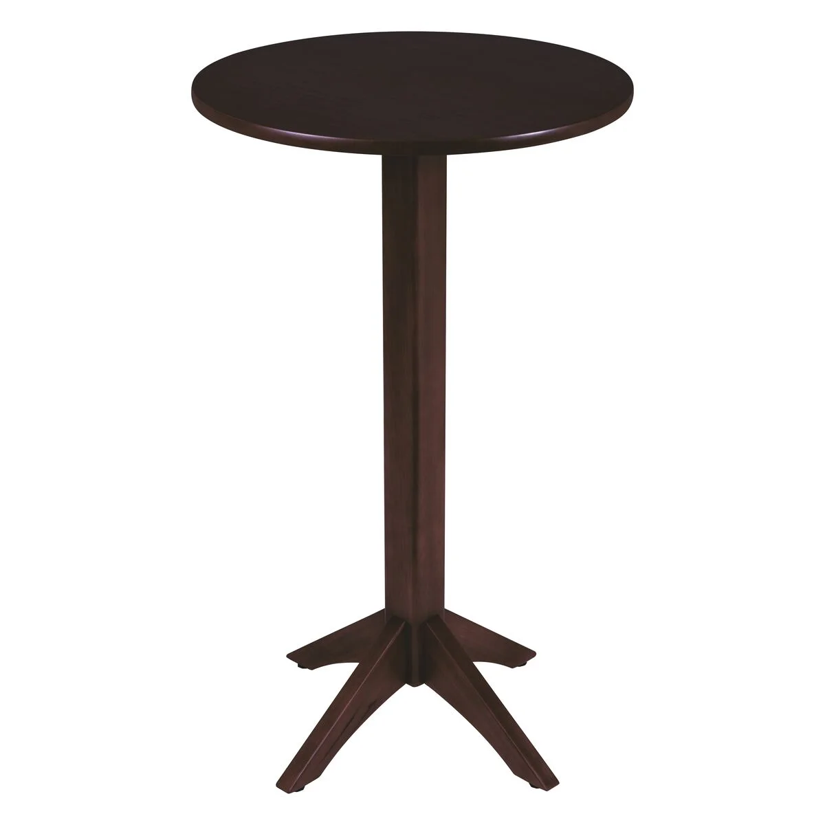 Mesa de Madeira Tramontina London Bistrô Redonda em Tauari Castanho Escuro 2 Lugares 60 cm