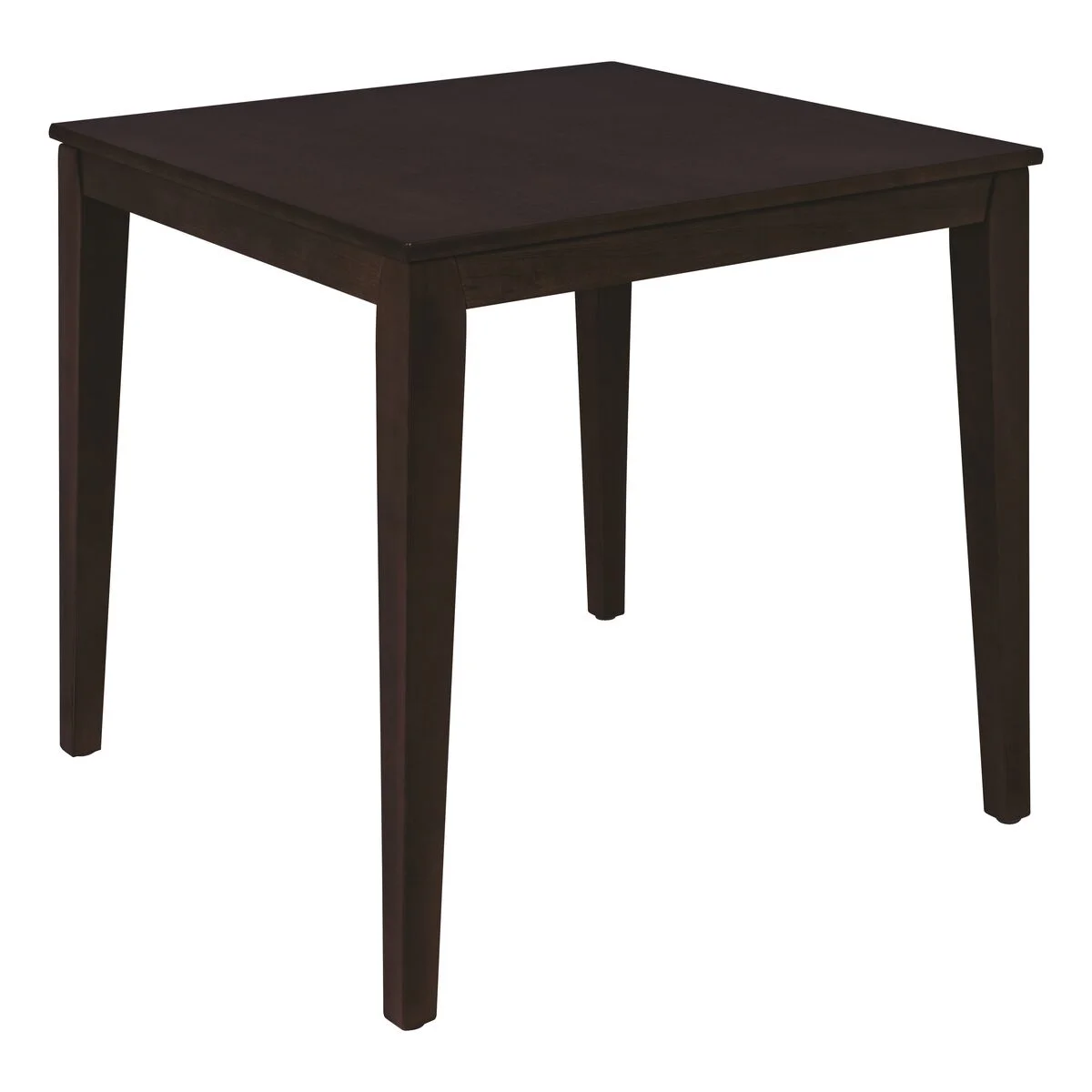 Mesa de Madeira Tramontina London Quadrada em Tauari Castanho Escuro 4 Lugares 70 cm