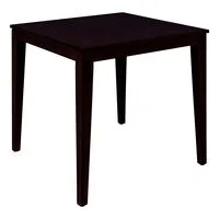 Mesa de Madeira Tramontina London Quadrada em Tauari Castanho Escuro 4 Lugares 70 cm