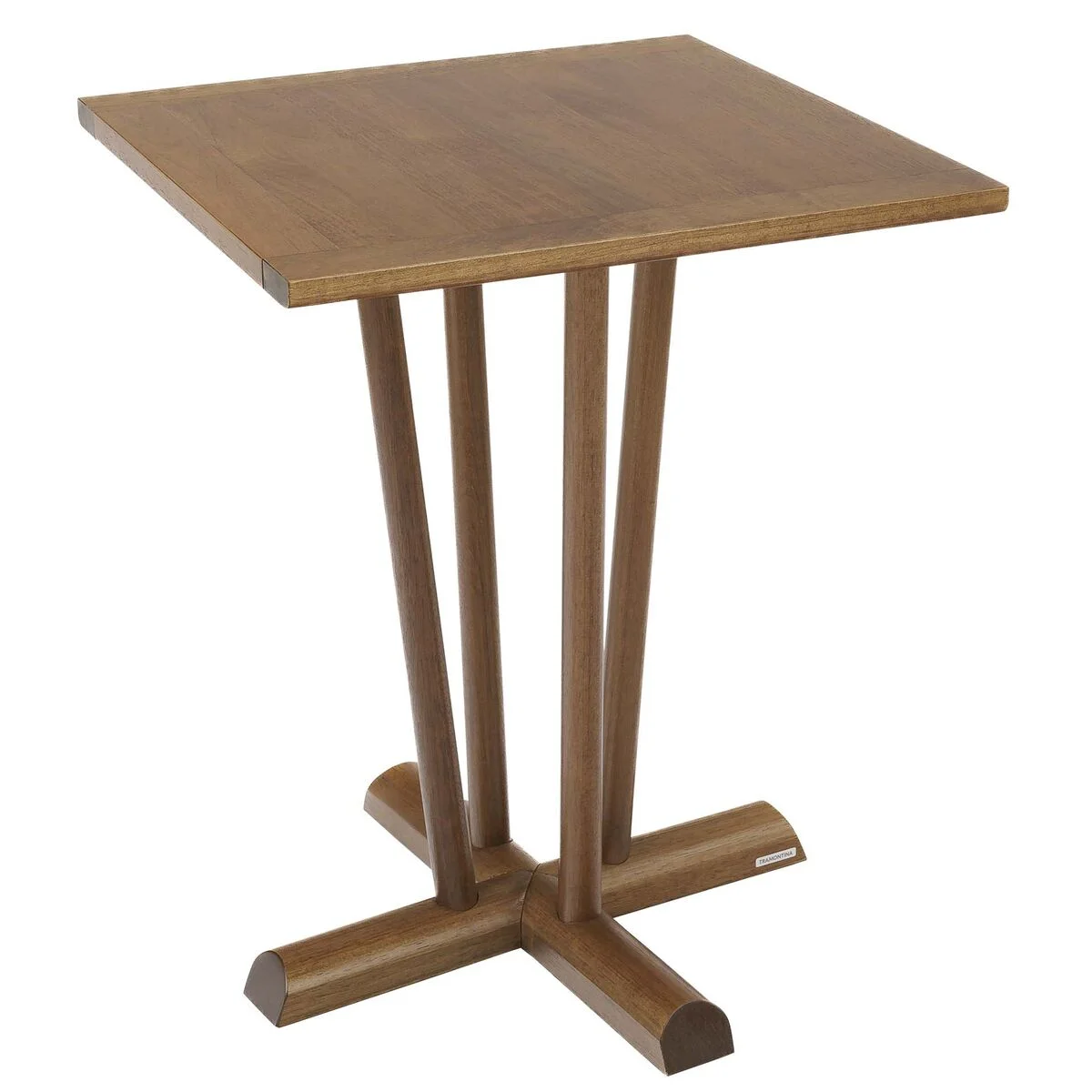 Mesa de Madeira Tramontina Ritmo Maruja 700 mm em Madeira Tauarí Amêndoa FSC