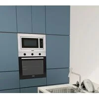 Micro-ondas de Embutir Tramontina Inox Easy 60 25 L em Aço Inox com Acabamento Acetinado 8 Funções