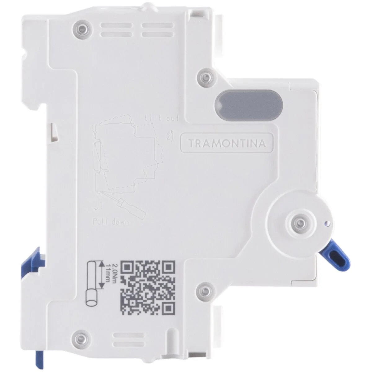 Minidisjuntor TDJ6 1 P 63 A 6kA curva C Tramontina