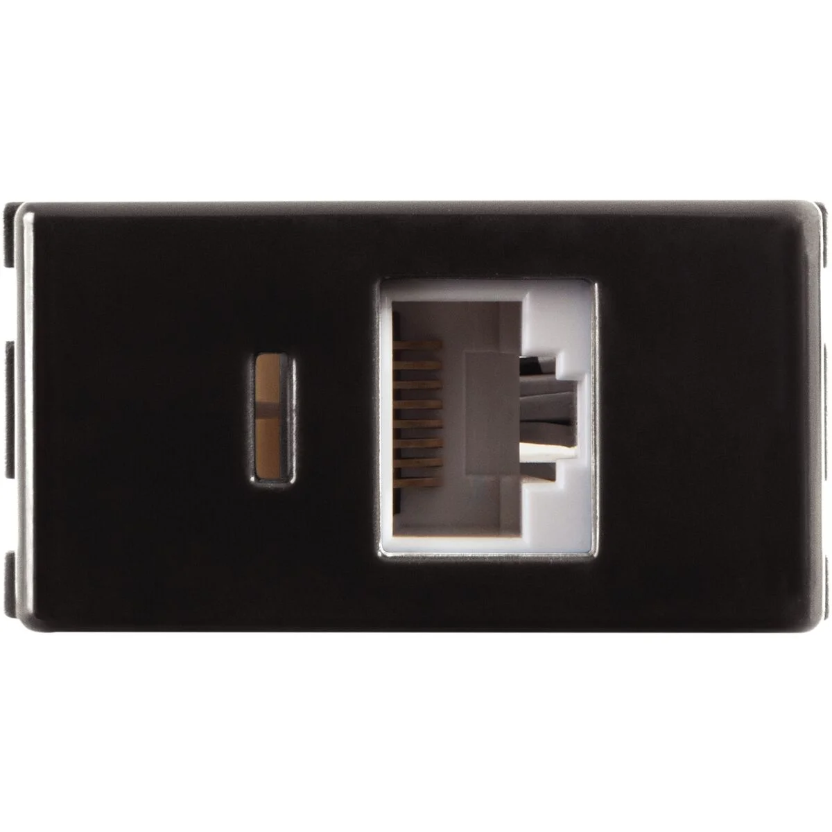 Módulo Tomada para Transmissão de Dados RJ 45 Cat. 6 Tramontina Grafite