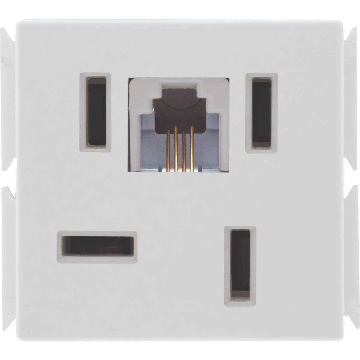 Módulo para Tomada de Telefone 4P e RJ11 Tramontina Aria Branco