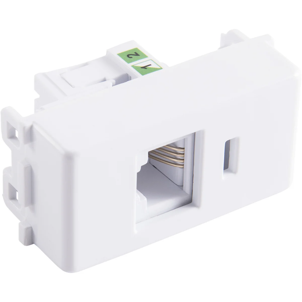 Módulo para Tomada de Telefone RJ 11 Tramontina Branco