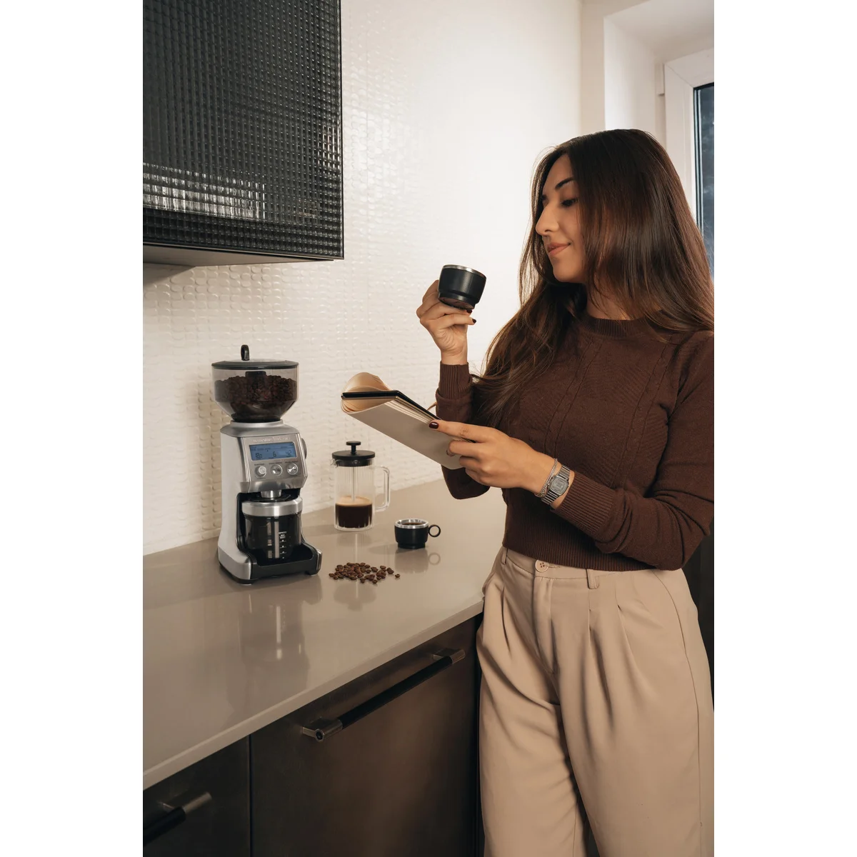 Moedor de Café Tramontina by Breville Express em Aço Inox 60 Níveis de Moagem 127 V