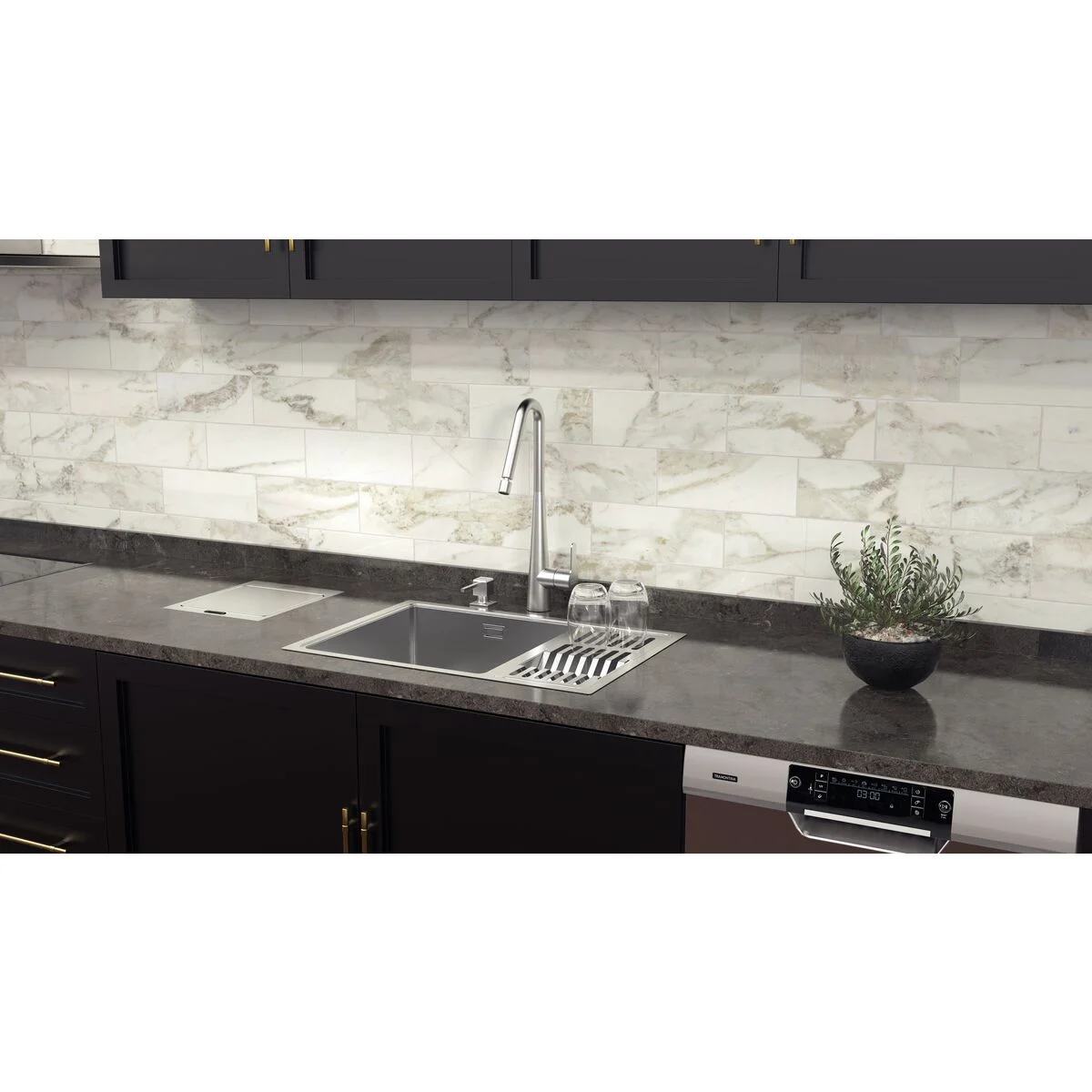 Monocomando Tramontina Design Collection Graceful em Aço Inox