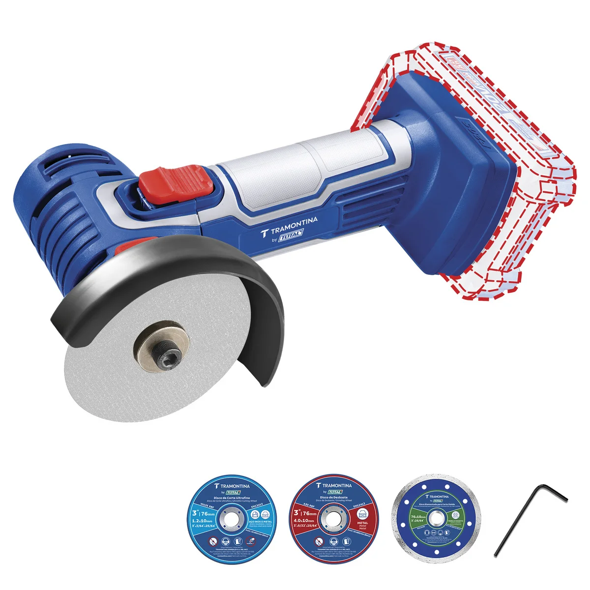 Multicortadora 3" 20V Tramontina by Total - Sem Bateria e Carregador
