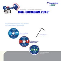 Multicortadora 3" 20V Tramontina by Total - Sem Bateria e Carregador