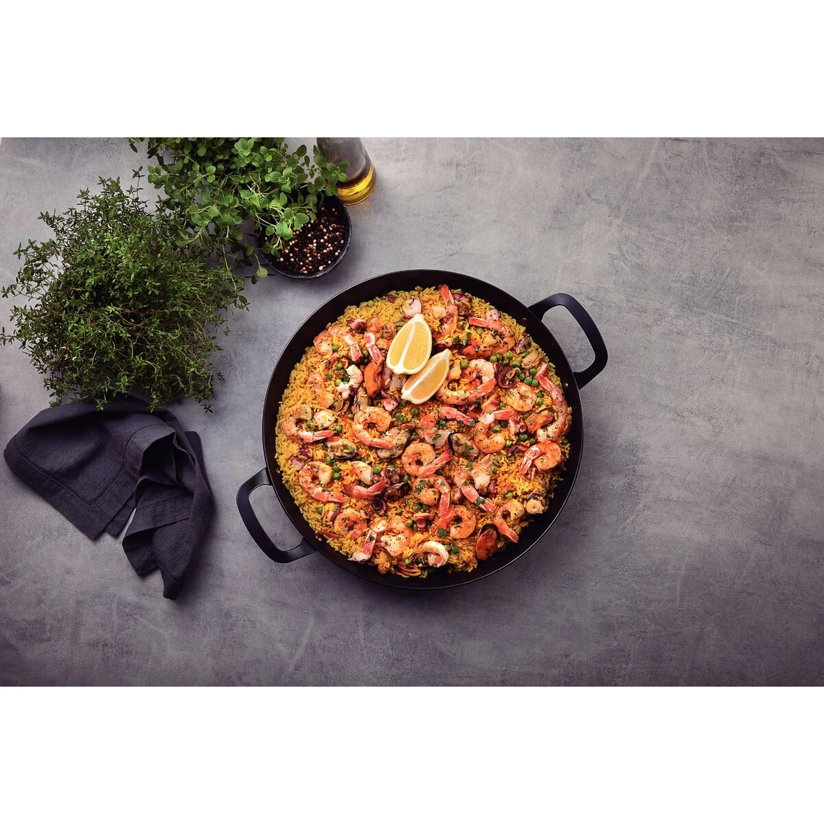 Paellera Tramontina Profissional em Ferro 38 cm 5,1 L