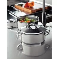 Panela Tramontina Solar em Aço Inox Fundo Triplo com Tampa e Cabo 20 cm 2,9 L