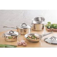 Panela Tramontina Solar em Aço Inox Fundo Triplo com Tampa e Cabo 20 cm 2,9 L