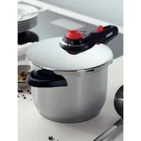 Panela de Pressão Tramontina Solar em Aço Inox Fundo Triplo com 5 Dispositivos de Segurança 22 cm 6 L