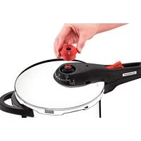 Panela de Pressão Tramontina Solar em Aço Inox Fundo Triplo com 5 Dispositivos de Segurança 22 cm 3 L