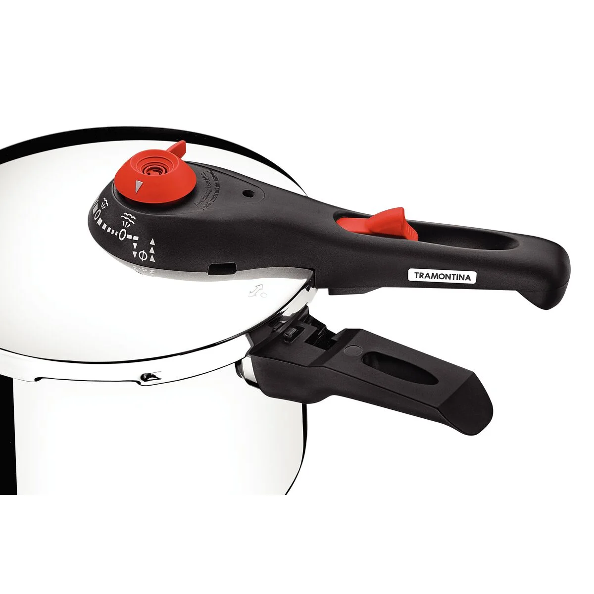 Panela de Pressão Tramontina Solar em Aço Inox Fundo Triplo com 5 Dispositivos de Segurança 22 cm 3 L