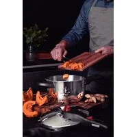 Panela de Pressão Tramontina Solar em Aço Inox Fundo Triplo com 5 Dispositivos de Segurança 22 cm 3 L