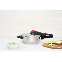 Panela de Pressão Tramontina Solar em Aço Inox Fundo Triplo com 5 Dispositivos de Segurança 22 cm 3 L