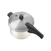Panela de Pressão Tramontina Vancouver em Alumínio com Revestimento Interno e Externo em Antiaderente Starflon Max Bege 20 cm 4,5 L