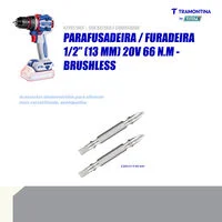 Parafusadeira/Furadeira 1/2" (13 mm) 20V 66 N.m Brushless Tramontina by Total - Sem Bateria e Carregador
