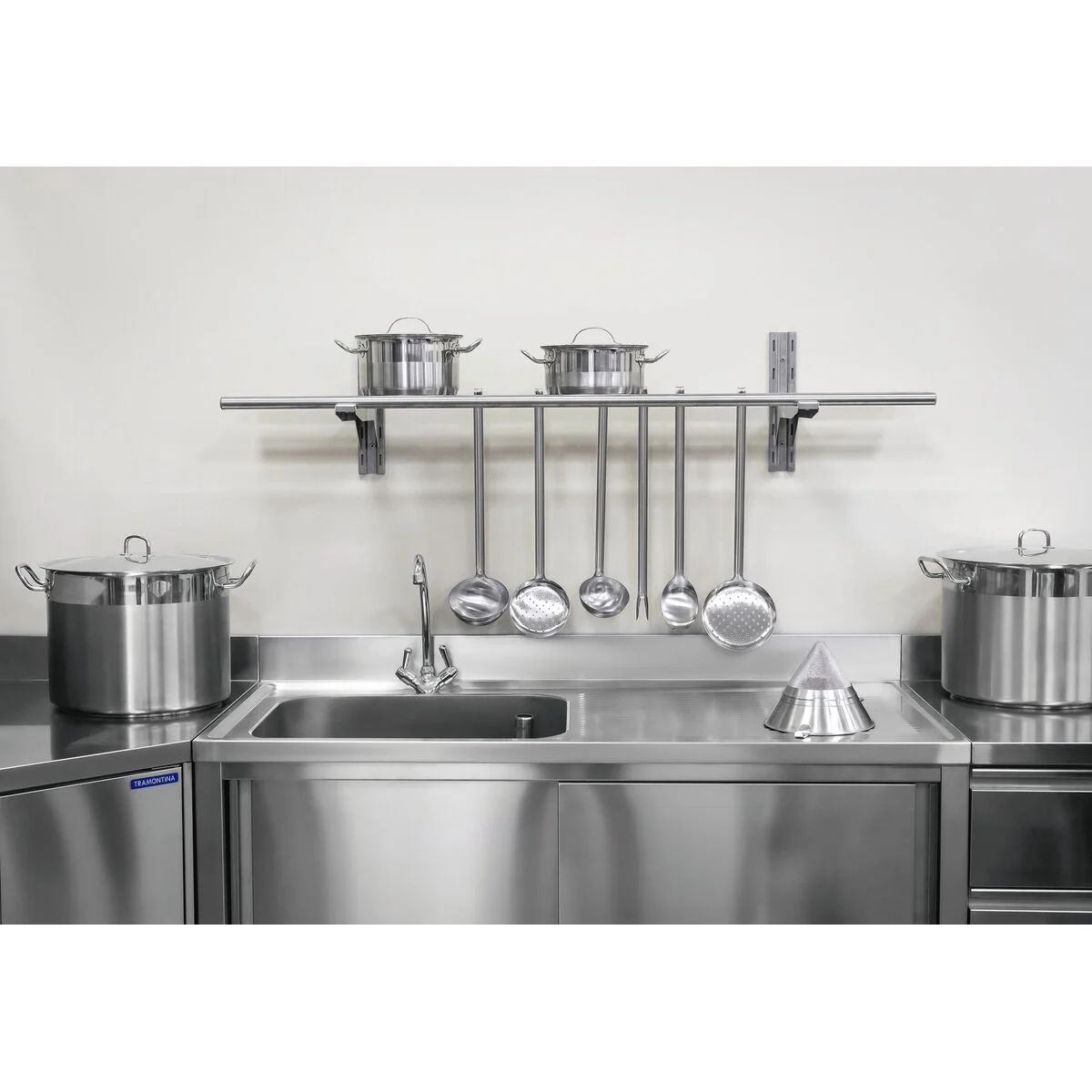 Passador Chinoy Tramontina em Aço Inox 21 cm