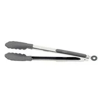 Pegador Multiuso Tramontina Moldê em Silicone Cinza e Aço Inox 35 cm