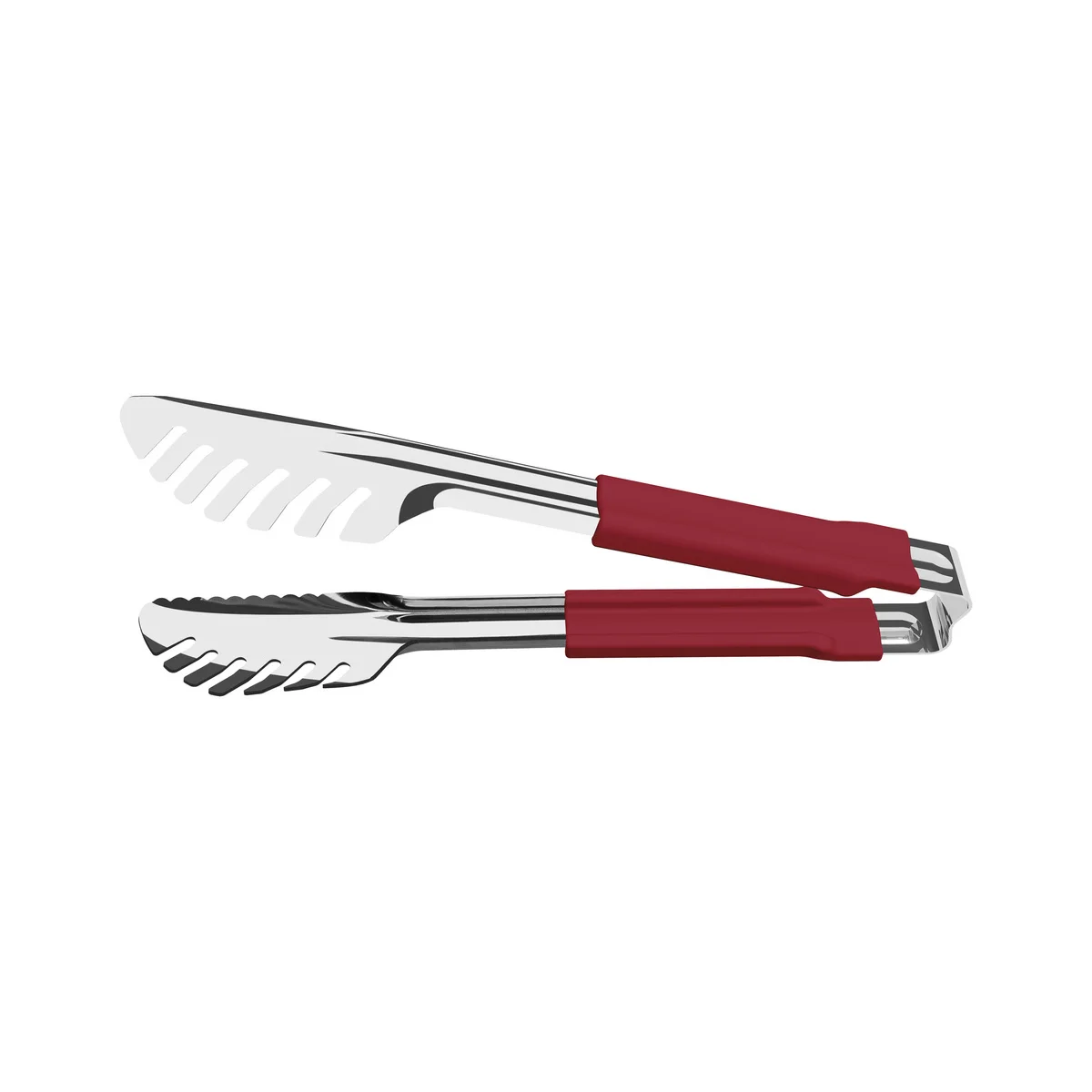 Pegador Tramontina Utilità em Aço Inox com Cabo Emborrachado Vermelho 24 cm
