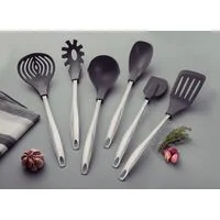 Pegador de Massa Tramontina Movin em Nylon com Cabo de Aço Inox Cinza