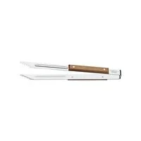 Pegador para Carne Tramontina Churrasco com Lâmina em Aço Inox e Cabo de Madeira 37 cm