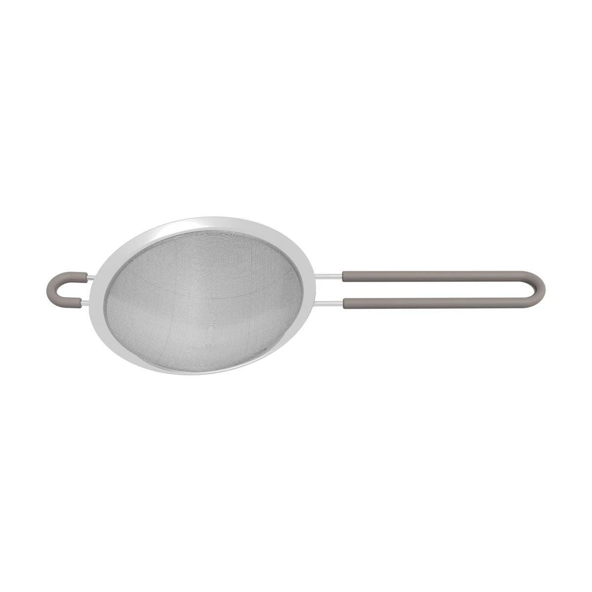 Peneira Tramontina Softta em Aço Inox com Cabo de Polipropileno Cinza 16 cm