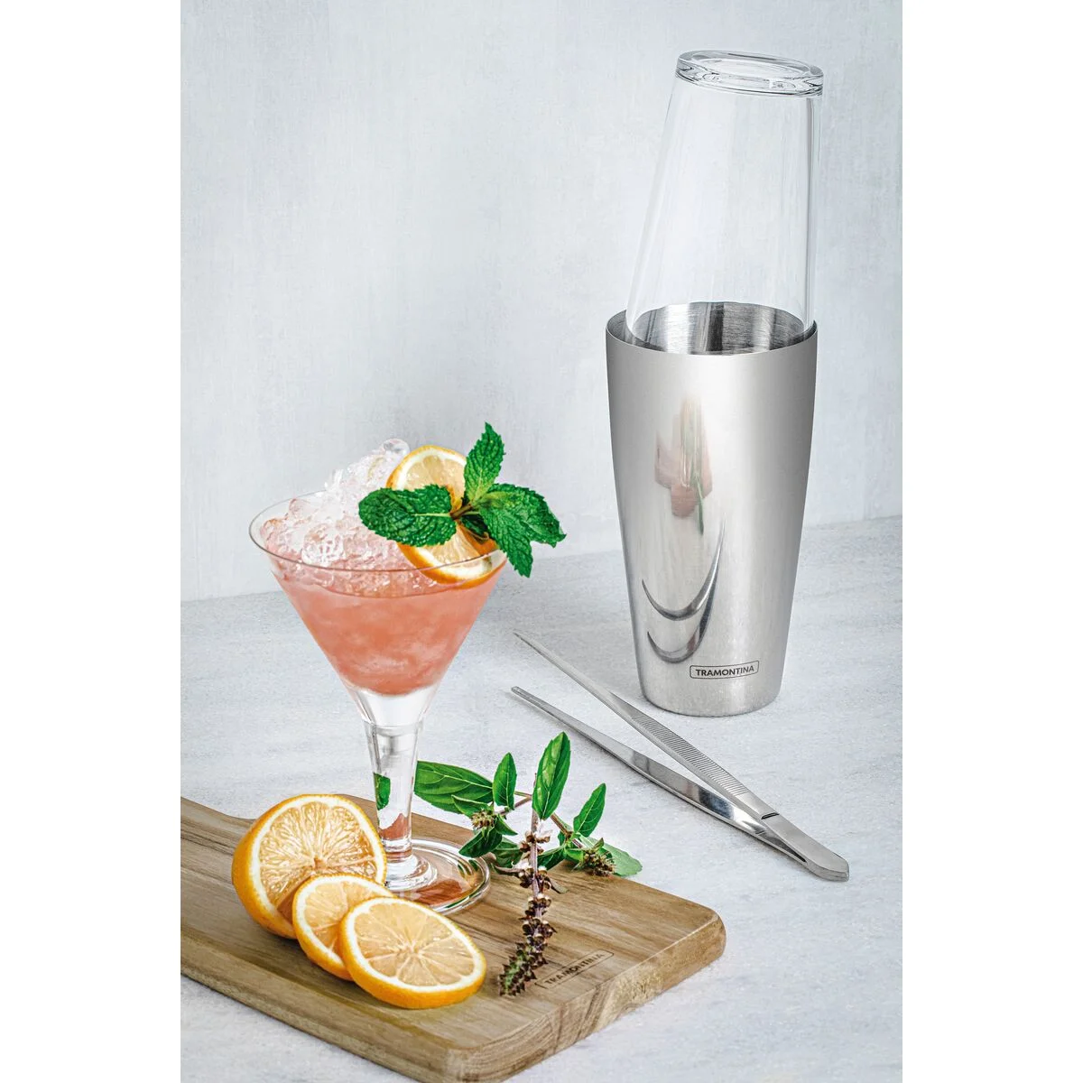 Pinça para Decoração e Guarnições Tramontina em Aço Inox 24 cm